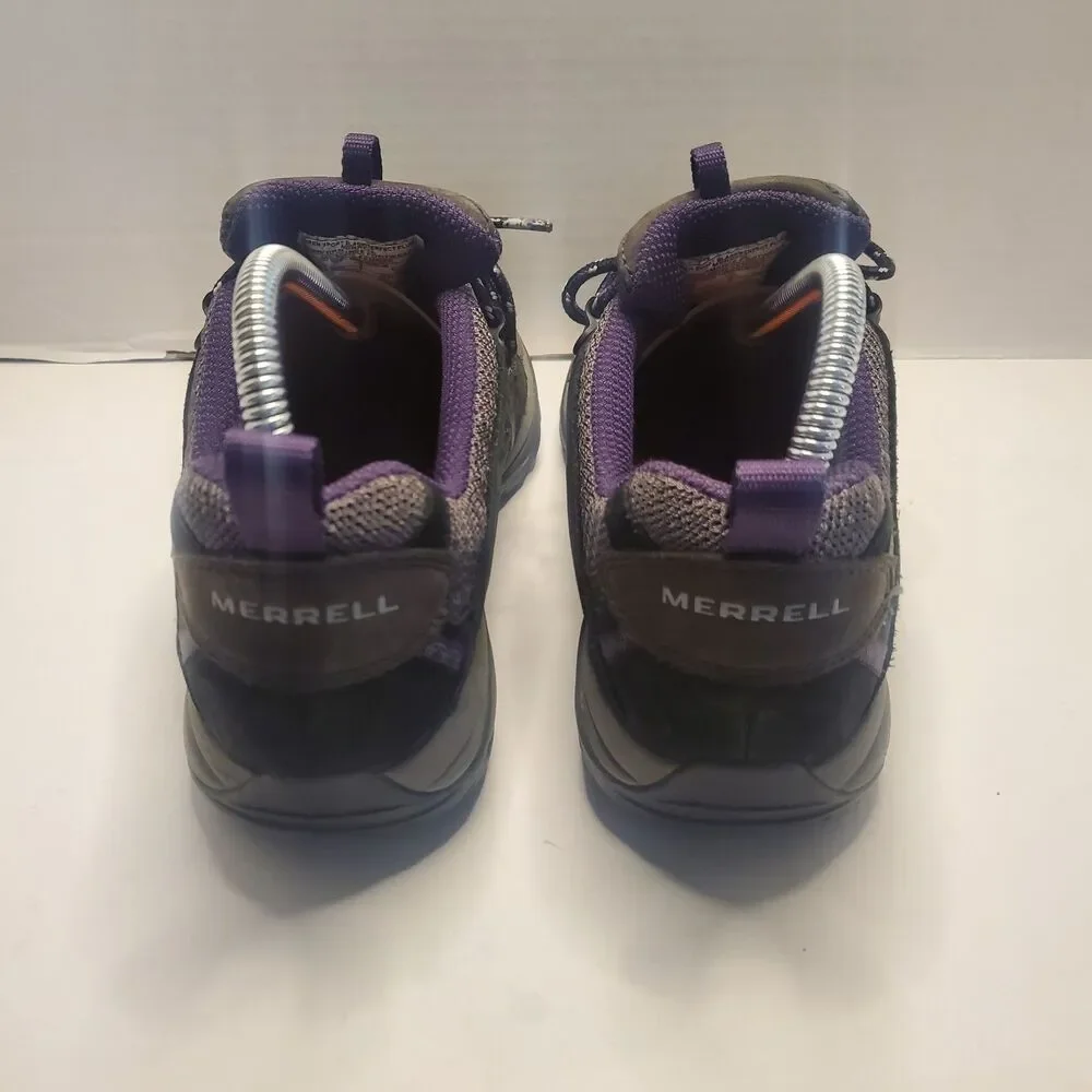 Merrell Siren Sport Gore-Tex Women’s 8.5 Black Purple Hiking Shoes
